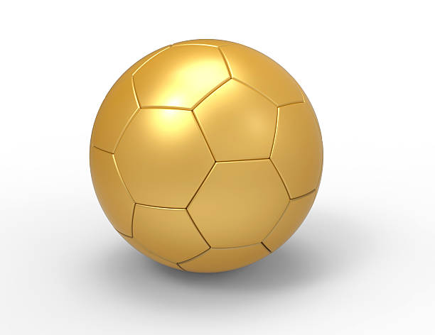 istock 3d golden soccer ball 466260548