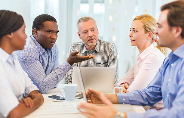 istock Business people having a meeting in the office. 466261106