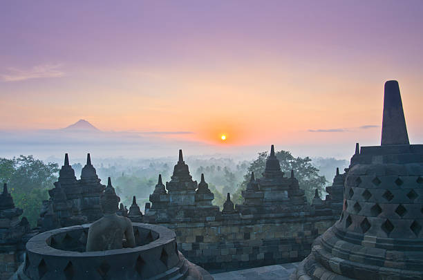 istock Sunrise Borobudur Temple Stupa in Yogyakarta, Java, Indonesia. 466261869