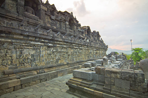 istock Buddist temple Borobudur on sunset. Yogyakarta. Java, Indonesia 466261911