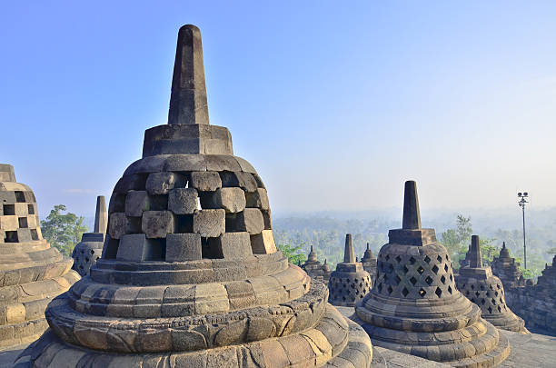 istock Sunrise Borobudur Temple Stupa in Yogyakarta, Java, Indonesia. 466262669