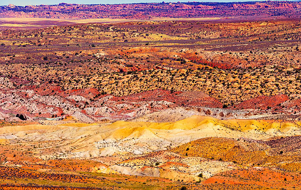 istock Red Yellow Orange Painted Desert Arches National Park Moab Utah 466262689