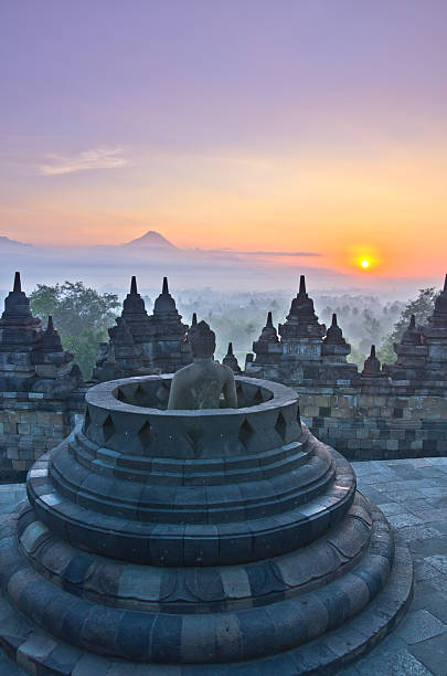 istock Sunrise Borobudur Temple Stupa in Yogyakarta, Java, Indonesia. 466264243