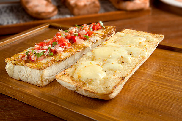 istock toasted open faced salsa and egg sandwich with melted mozzarella 466264484