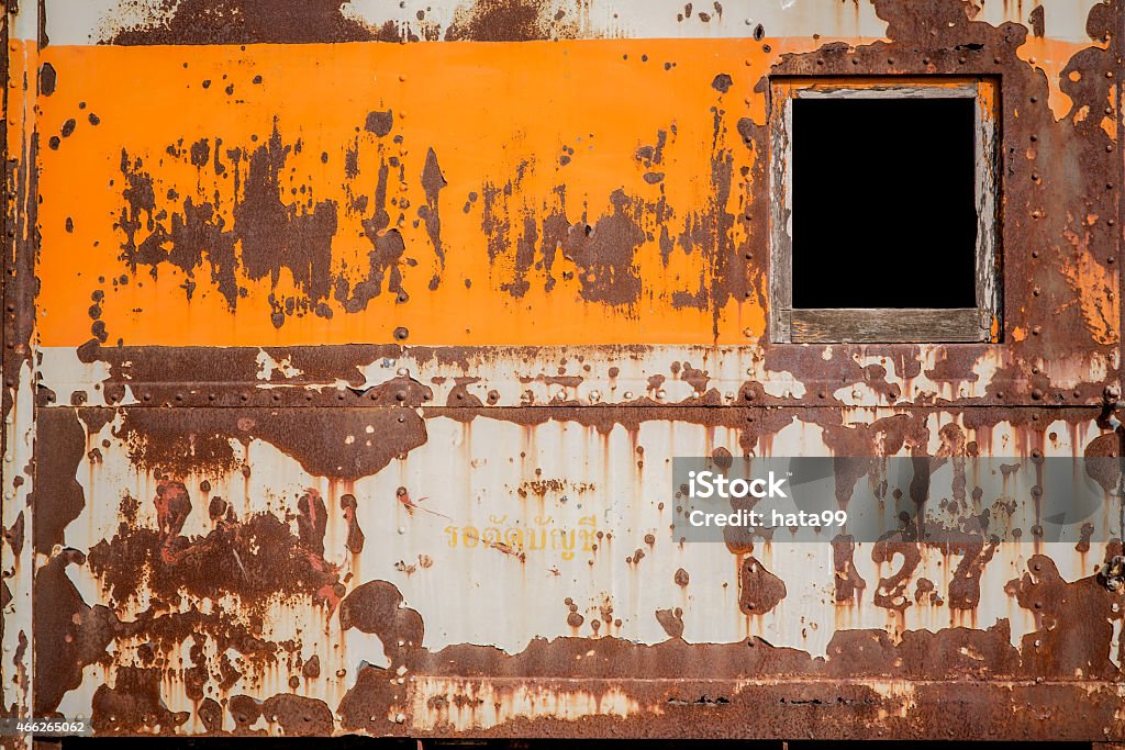 Rust metal wall from the old train container background rust, background, surface, wallpaper, rough, dirty, steel, red, brown, iron, old, paint, window, wall, texture, design, vintage, sheet, grunge, industry, border, pattern, metal, material 2015 Stock Photo