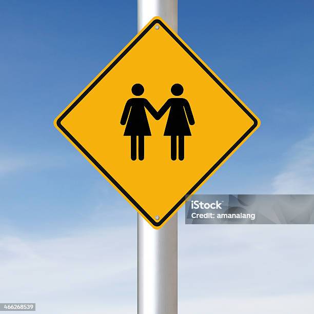 Same Sex Relationship Ahead Stock Photo - Download Image Now - Adult, Authority, Civil Partnership