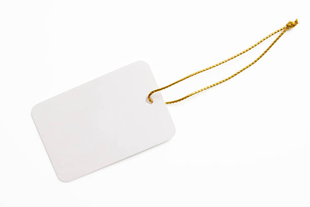 istock Isolated shot of blank tag on white background 466269137