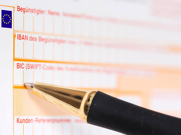 istock SEPA Ueberweisung with IBAN and BIC 466269165