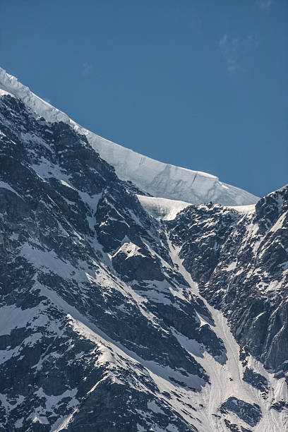 «monte rosa альпы - liskamm стоковые фото и изображения