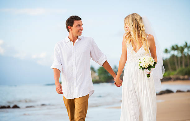 istock Married couple, bride and groom 466273207