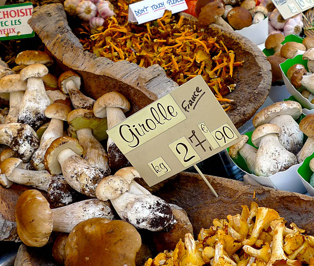 Mushrooms at a Parisian market.