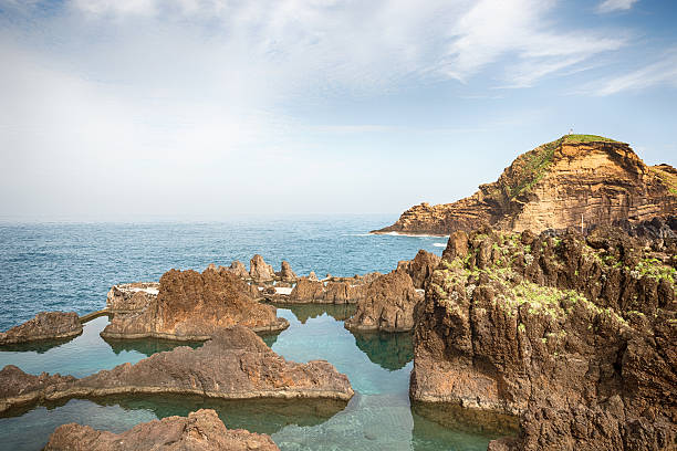 istock Natural rock pools , Porto Moniz, Madeira. 466278029