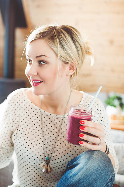 istock Woman having a healthy smoothie 466278997