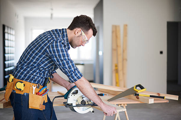 istock Focus when you use the electric saw 466280164