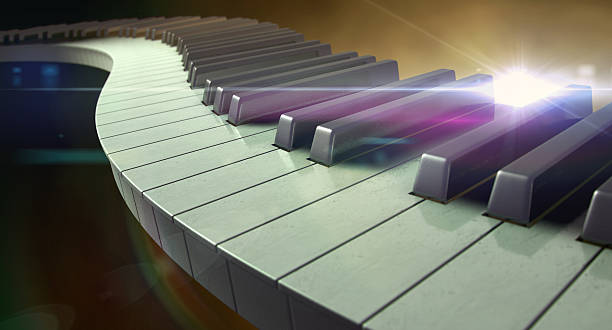 istock Moody Curvy Piano Keys 466285558
