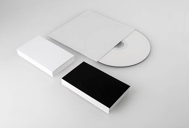 istock Business cards and CD 466286938