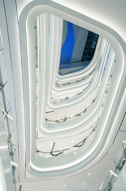 istock stairs in the modern buildings 466288757