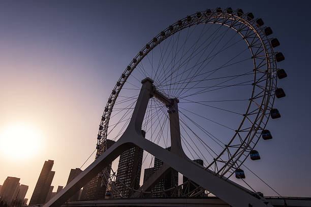 istock Tianjin Ferris wheel landscape 466290546