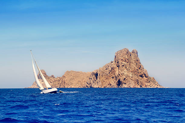 istock Ibiza sailboat in Es Vedra island 466290966