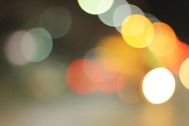 istock Blurred of car in city at night 466291832