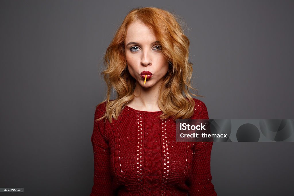 Real young woman Real young woman. 2015 Stock Photo