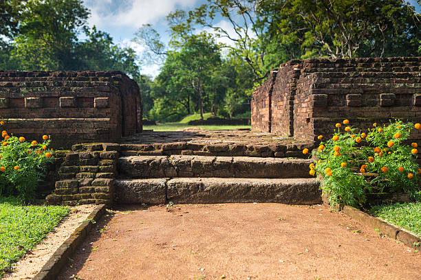 istock Small stairway in garden complex in Sigiriya 466296768