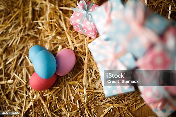 Easter Gifts Stock Photo - Download Image Now - 2015, Animal Egg, Beige