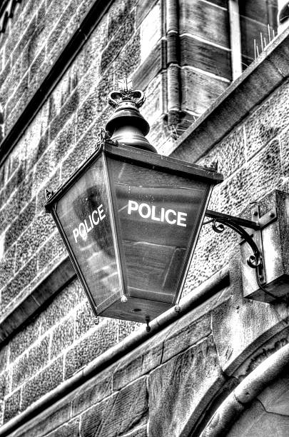 честер полицейский участок - police british culture lamp chester england стоковые фото и изображения