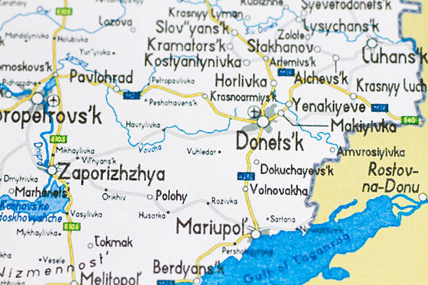 istock Ukraine map and its political crisis 466304902