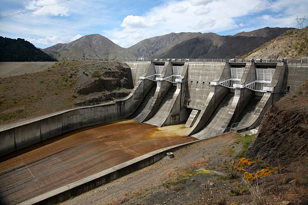 istock Benmore Dam, New Zealand 466304917