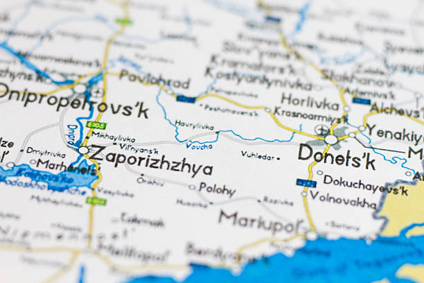 istock Ukraine map and its political crisis 466305042