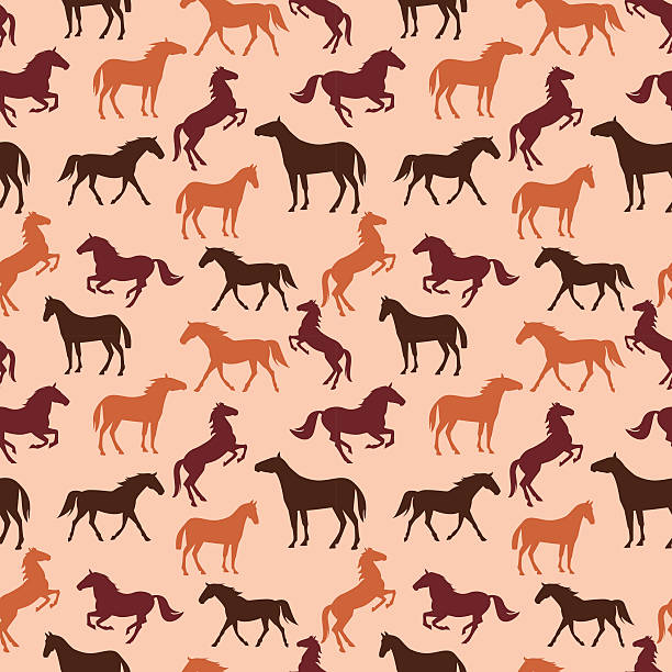 Horse Shape Pattern 480+ Horse Hoof Print Background Stock Illustrations, Royalty-Free ...