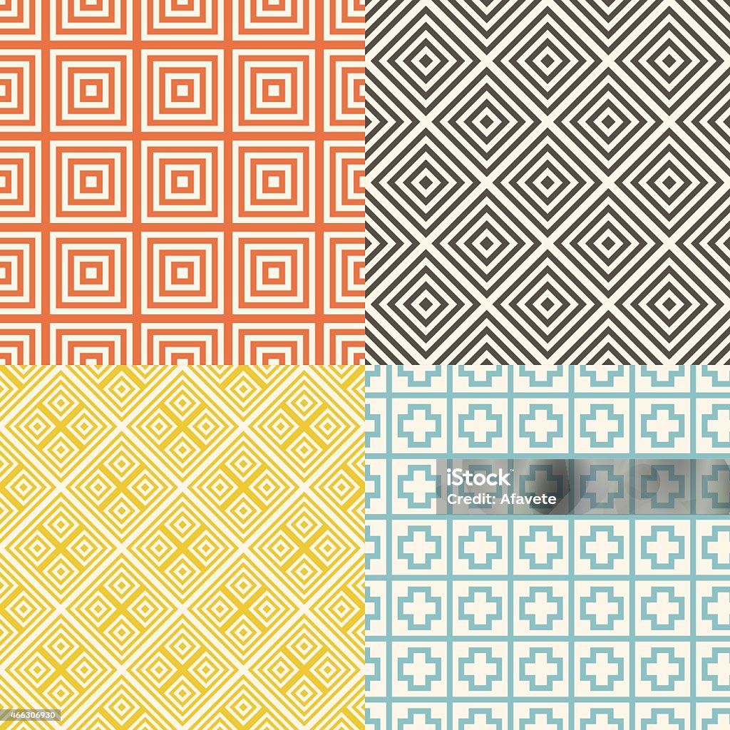 Pattern Set Stock Illustration - Download Image Now - 2015, Abstract ...