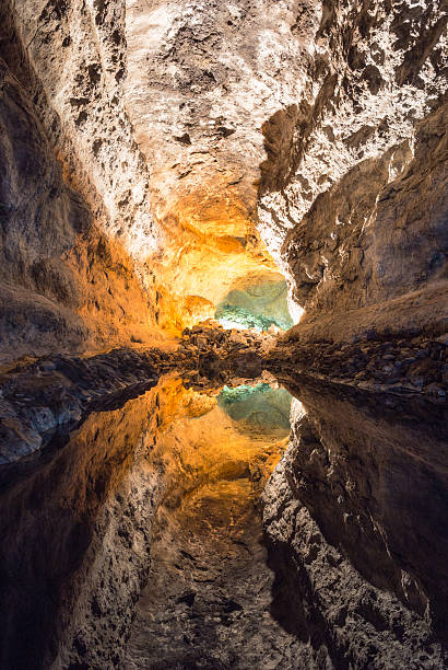 istock Underground Lake at Cueva de Los Verdes 466311039
