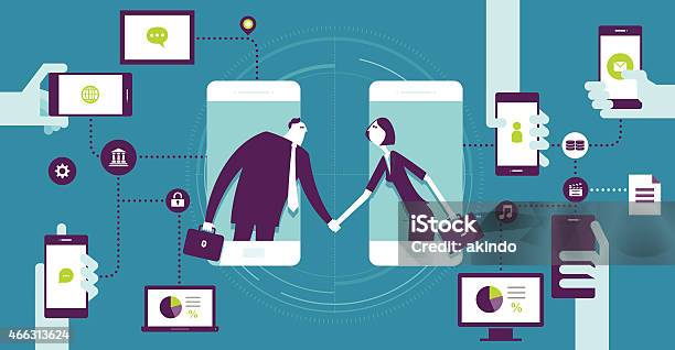Agreement Stock Illustration - Download Image Now - Customer, Business, Togetherness