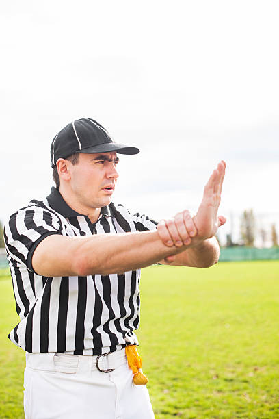 istock American football referee. 466316740