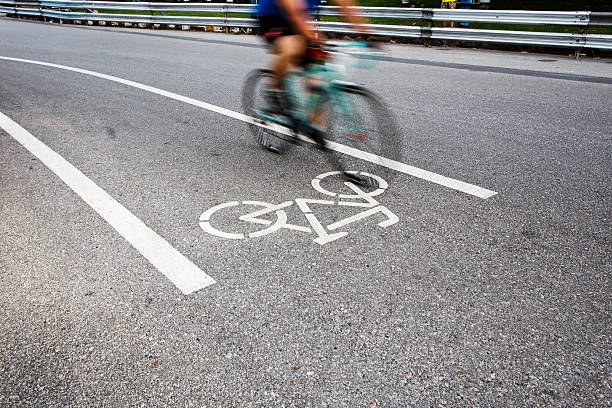 istock Bicycle sign or icon in the park 466316818