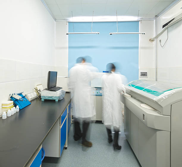 istock young researcher works in chemistry laboratory 466316902