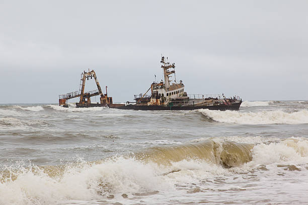 istock Zeila Shipwreck stranded on 25th August 2008 in Namibia 466316925