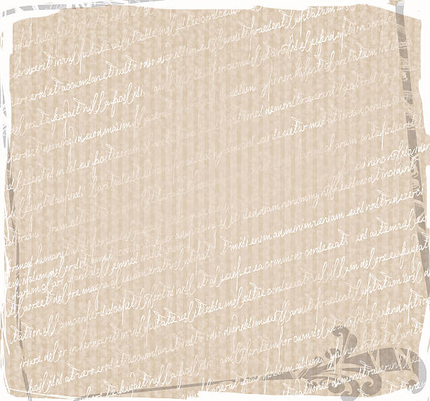 illustrations, cliparts, dessins animés et icônes de carton décoratifs avec main écrits et cadre décoratif - pattern seamless textured effect image