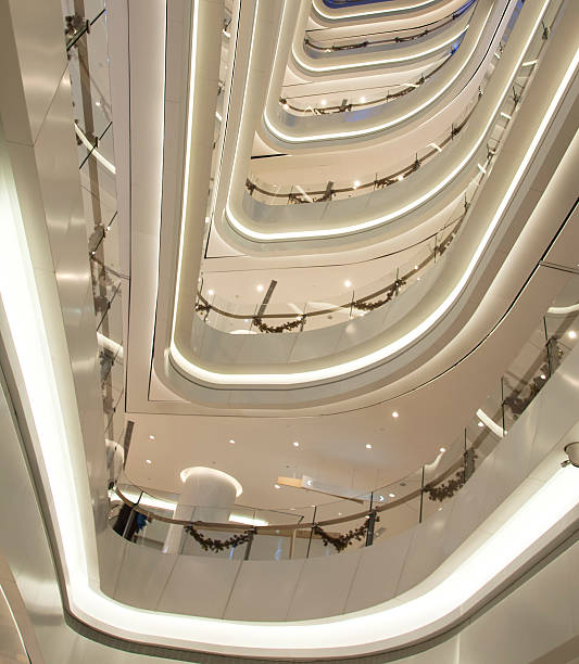 stairs in the modern buildings