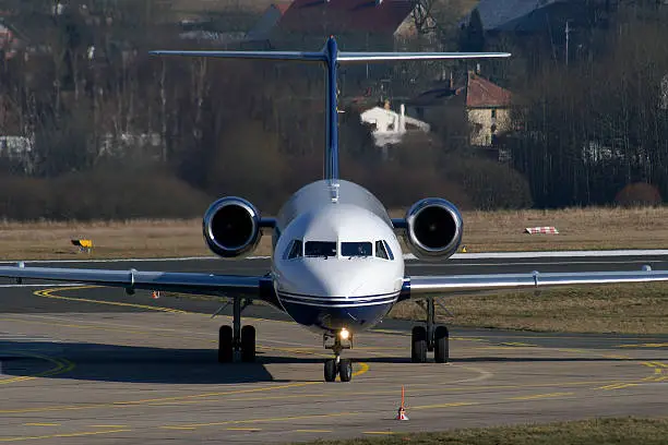 Fokker preparing to depart