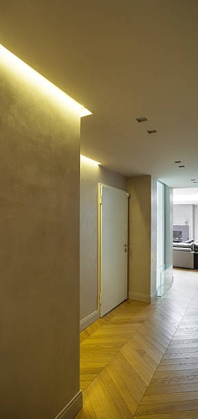 istock Interior, yellow entrance 466321282