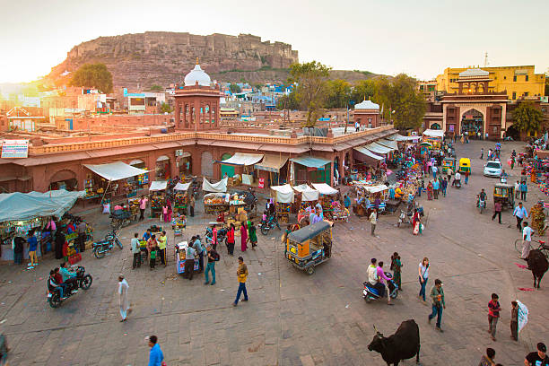 조드푸르 시장 - mehrangarh 뉴스 사진 이미지