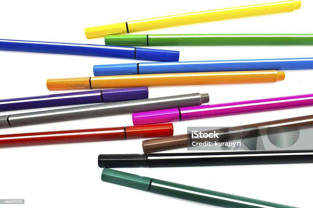 Penne multicolore - Foto stock royalty-free di Arti e mestieri