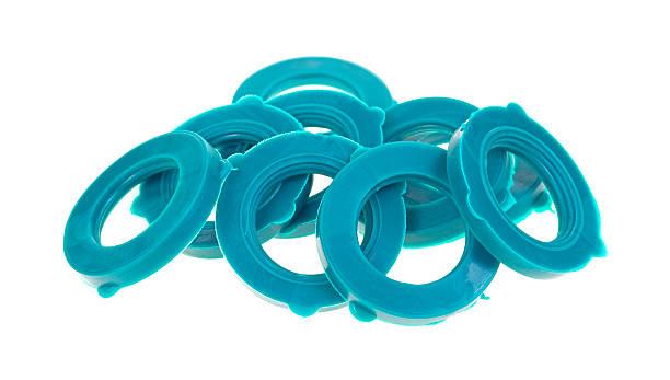 istock Group of garden hose washers 466321912