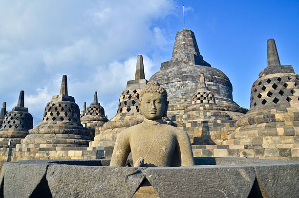 istock Sunrise Borobudur Temple Stupa in Yogyakarta, Java, Indonesia. 466321953