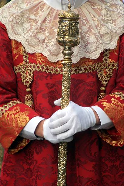istock Dress of a penitent in an Easter procession 466324959