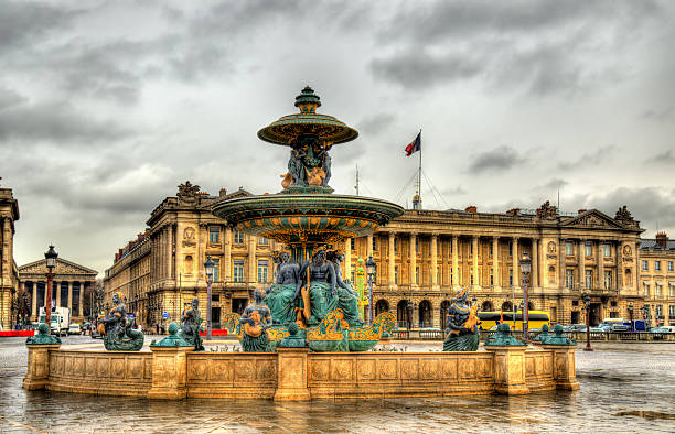 istock Fountain of rivers on the Place de la Concorde 466326036