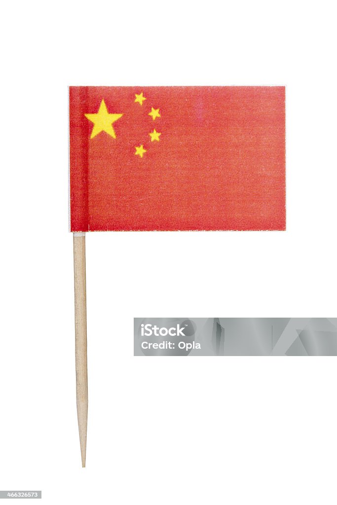 Bandera de papel de China - Foto de stock de Mondadientes libre de derechos